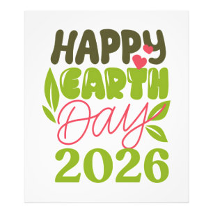 Happy Earth Day 2026 Photo Print