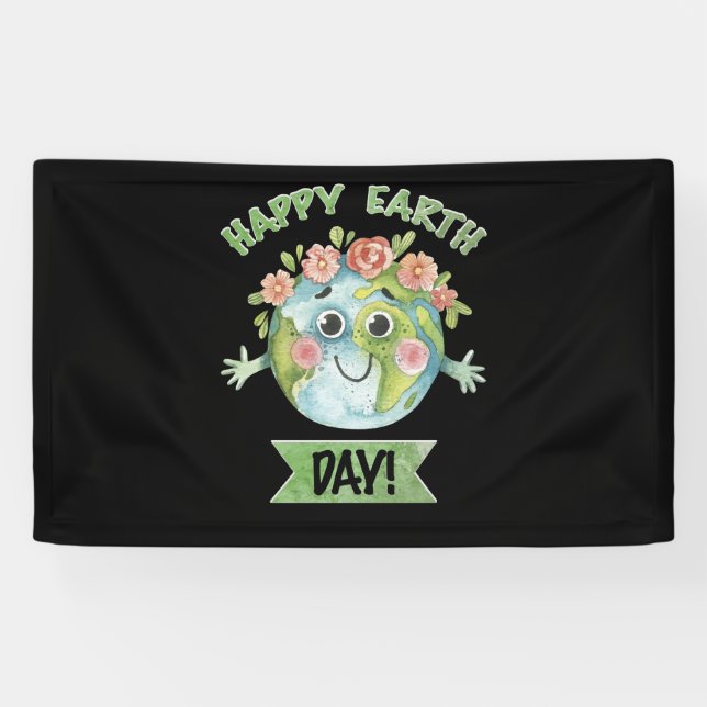 Happy Earth Day Banner (Horizontal)