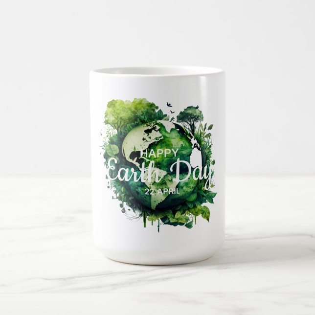 Happy earth day  celebration 2026 coffee mug (Center)