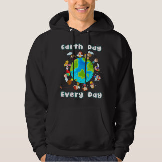 Happy Earth Day Children Around The World Earth Da Hoodie