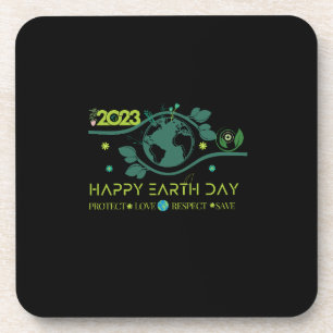 Happy Earth Day Coaster