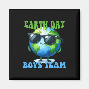 Happy Earth Day Earth Day Boys Team Planet Boy Kid Magnet