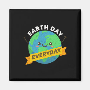 Happy Earth Day Every Day Recycle Funny Science Te Magnet