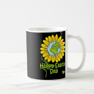 Happy Earth Day Every Day Sunflower Kids Teachers Coffee Mug