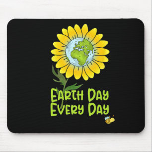 Happy Earth Day Every Day Sunflower Kids Teachers Mouse Pad