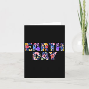 Happy Earth Day For Men Women Earth Day Card