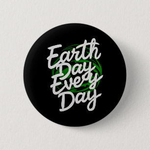 Happy Earth Day Funny Earth Day Kids Toddler Boys 6 Cm Round Badge