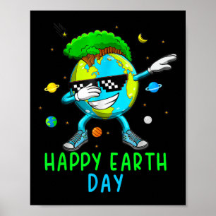 Happy Earth Day Funny Earth Day Kids Toddler Boys Poster