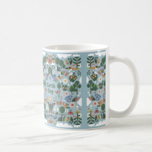 Happy Earth Day Gift Coffee Mug (Right)