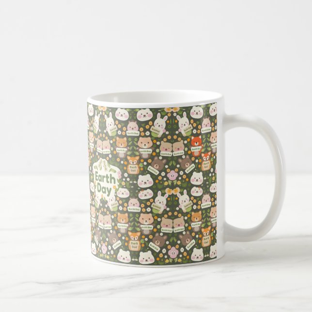 Happy Earth Day Gift Idea Coffee Mug (Right)