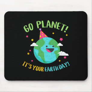 Happy Earth Day Go Planet Funny Science Teacher Re Mouse Pad