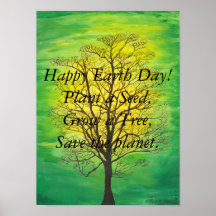 Happy Earth Day Poster