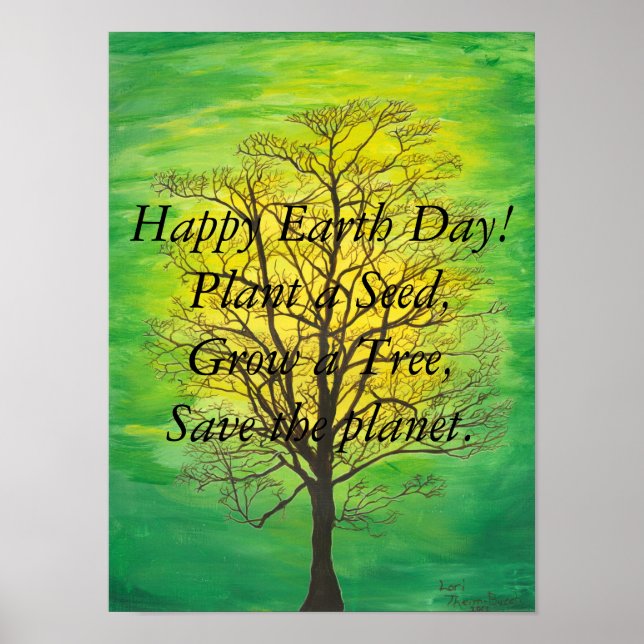 Happy Earth Day Poster (Front)