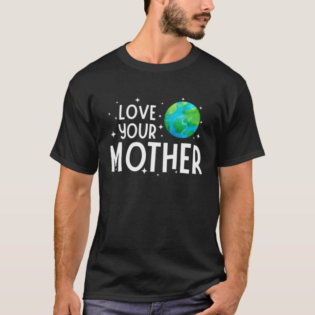 Happy Earth Day Save & Love Your Mother Kids Boys  T-Shirt (Front)
