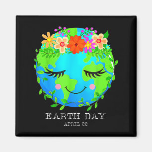 Happy Earth Day Shirt Cute Earth Day 2025 Earth Ap Magnet