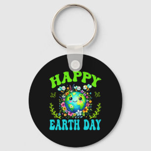 Happy Earth Day Shirt Cute Earth Day 2025 Men Wome Key Ring
