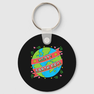 Happy Earth Day Shirt Cute Earth Day Men Women Kid Key Ring