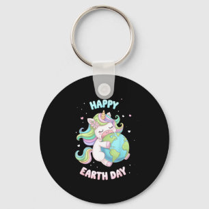 Happy Earth Day Shirt Cute Earth With Floral Earth Key Ring