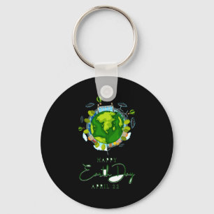 Happy Earth Day T Shirt  Key Ring