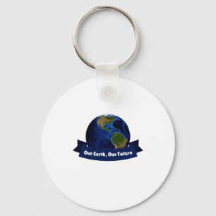 Happy Earth Day T Shirt  Key Ring