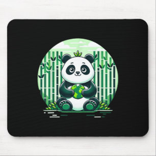 Happy Earth Day With Panda Mouse Pad