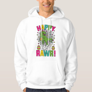 Happy East Rawr Easter T-Rex Hoodie