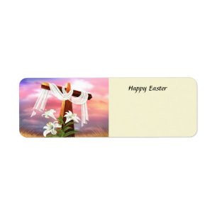 Happy Easte Return Address Label