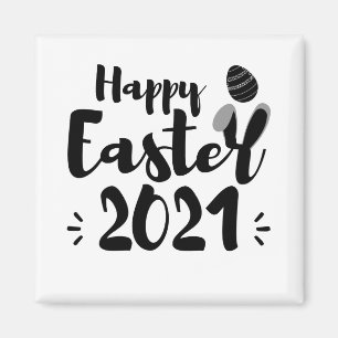 Happy Easter 2021 Funny Quarantine Easter Day 2021 Magnet