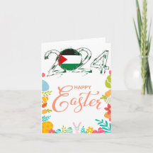 Happy Easter 2024 Greeting Card “Palestine”