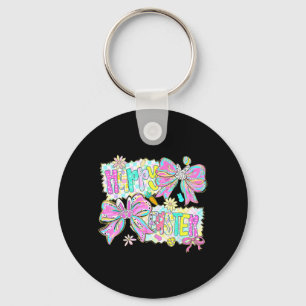 Happy Easter 2026 Cute Bunny Rabbit Easter Day Key Ring