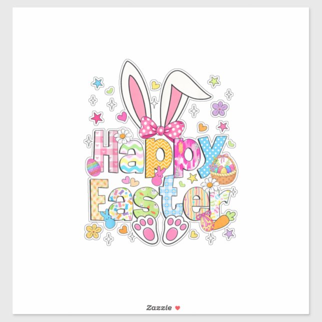 Happy Easter 2026 Cute Bunny Rabbit Easter Day Wom (Sheet)