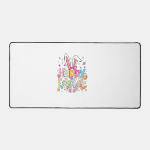 Happy Easter 2026 Cute Bunny Rabbit Easter Day Wom Desk Mat
