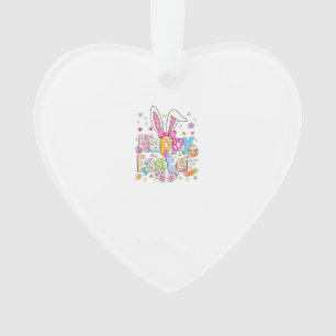 Happy Easter 2026 Cute Bunny Rabbit Easter Day Wom Ornament