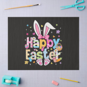 Happy Easter 2026 Cute Bunny Rabbit Tissue Paper