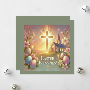 "Happy Easter: A Day of Love & Laughter" Holiday Card