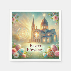 "Happy Easter: A Day of Love & Laughter" Napkin
