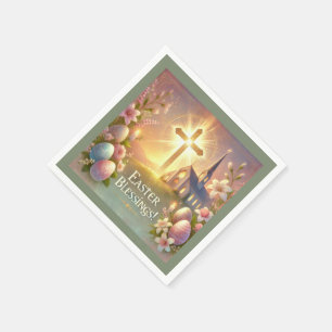 "Happy Easter: A Day of Love & Laughter" Napkin