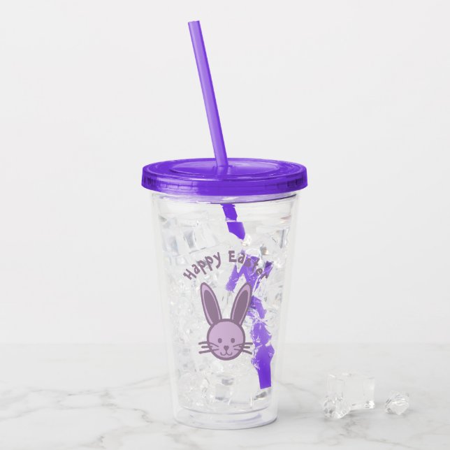 Happy Easter Acrylic Tumbler (Front Ice)
