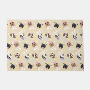 Happy Easter American Pit Bull Terrier Dogs Doormat
