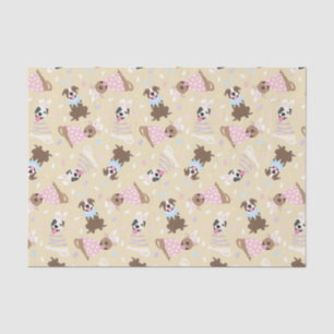 Happy Easter American Pit Bull Terrier Dogs Tissue Paper