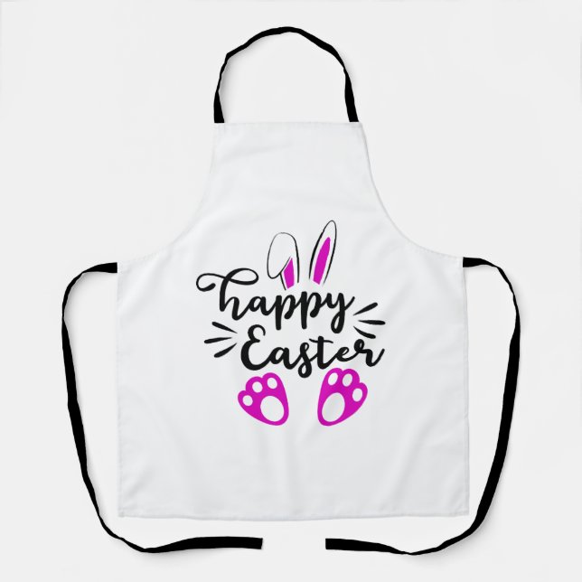 Happy easter            apron (Front)