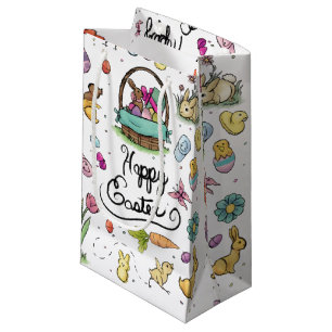 Happy Easter Art Small Gift Bag