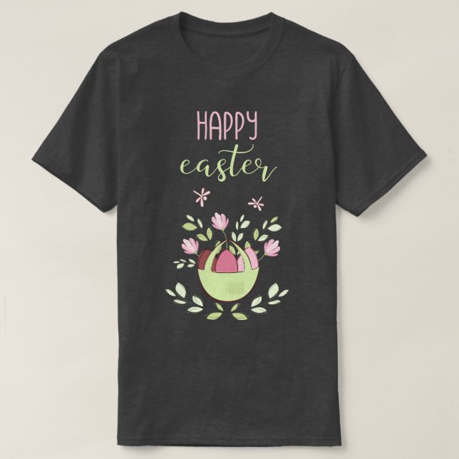 Happy Easter Art  T-Shirt (Design Front)