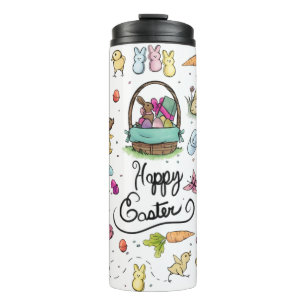 Happy Easter Art Thermal Tumbler