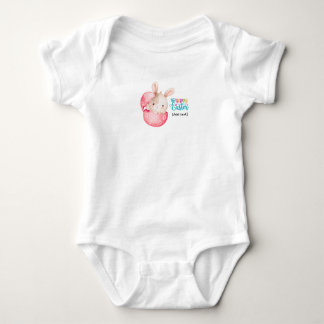 Happy Easter Baby Bunny - Cute Watercolor Egg Body Bodysuit
