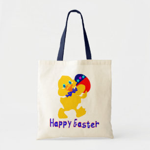 ♫♥Happy-Easter Baby-Chick Chic Budget Tote Bag♥♪ Bag