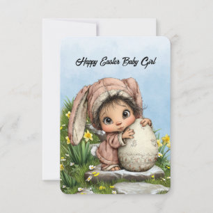 Happy Easter Baby Girl Card