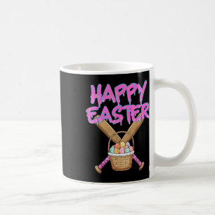 Happy Easter Baseball Bat Ice Cream Drip With Egg Coffee Mug
