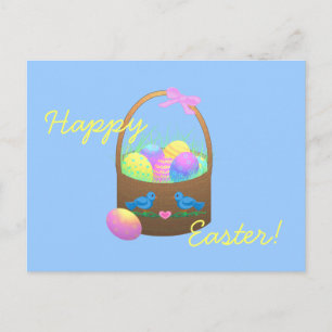 Happy Easter Basket Greeting Card