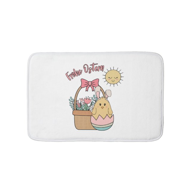 Happy Easter                                      Bath Mat (Front)